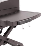 HALO Elite2B 2-Burner 4 Zone Outdoor Propane Black Griddle Flat Top Grill