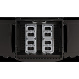 HALO Elite2B 2-Burner 4 Zone Outdoor Propane Black Griddle Flat Top Grill