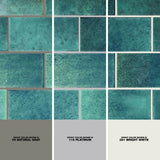 LuxeCraft Arteko 3 in. x 6 in. Glazed Ceramic Handmade Green Subway Tile (12.5 sq. ft./case)