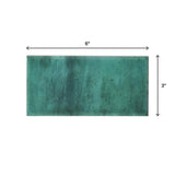 LuxeCraft Arteko 3 in. x 6 in. Glazed Ceramic Handmade Green Subway Tile (12.5 sq. ft./case)