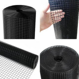 1/4 in. x 2 ft. x 50 ft. 21-Gauge Black Hardware Cloth Welded Cage Wire Chicken Fence Poultry Netting