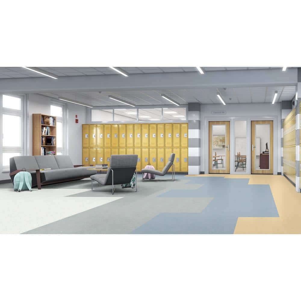 Armstrong Excelon Multi 12 in. x 12 in. Band Blue Vinyl Tile Flooring (45 sq. ft. / case)