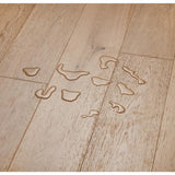 Sure+ Harvest Wheat Oak White Oak 1/4 in. T x 6.5 in. W Click Lock W Brushed Engineered Hardwood Flooring (21.7 sq.ft./case)