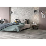 MSI Havenwood Platinum Chevron 12 in. x 15 in. Matte Porcelain Mosaic Floor and Wall Tile (10 sq. ft./Case)