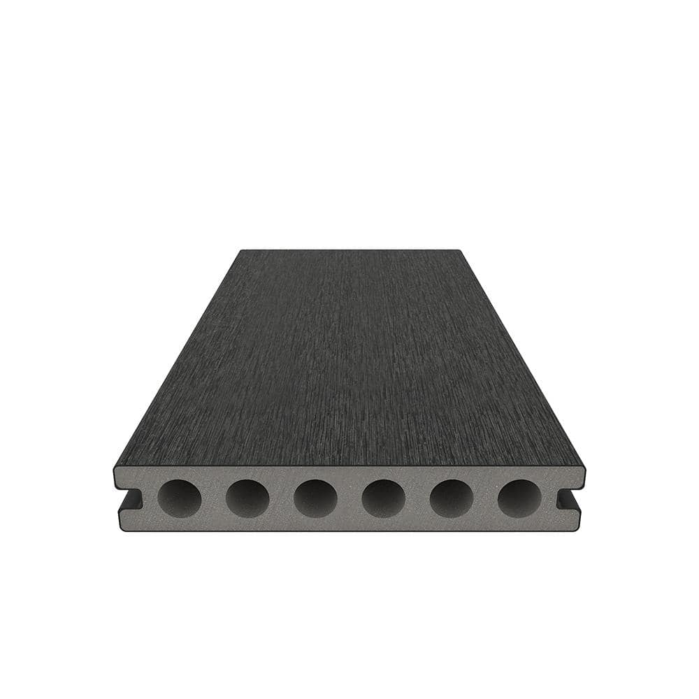 NewTechWood UltraShield Natural Voyager Hawaiian Charcoal Composite Decking Board