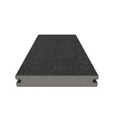 NewTechWood UltraShield Naturale Magellan 1 in. x 6 in. x 8 ft. Hawaiian Charcoal Solid with Groove Composite Decking Board