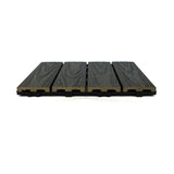 NewTechWood UltraShield Naturale 1 ft. x 1 ft. Quick Deck Outdoor Composite Deck Tile Sample in Hawaiian Charcoal