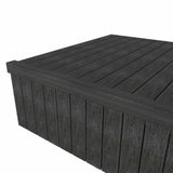 NewTechWood 1/6 ft. x 3 ft. Quick Deck Composite Deck Tile Stair Trim in Hawaiian Charcoal (2-Pieces per Box)