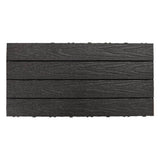 NewTechWood UltraShield Naturale 1 ft. x 2 ft. Quick Deck Outdoor Composite Deck Tile in Hawaiian Charcoal (20 sq. ft. per Box)