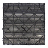 NewTechWood UltraShield Naturale 1 ft. x 1 ft. Quick Deck Outdoor Composite Deck Tile in Hawaiian Charcoal (10 sq. ft. Per Box)
