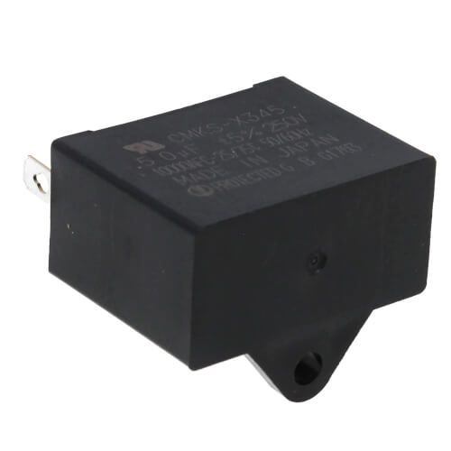 Carrier HC91PD005 capacitor - detail view (Voltage: 250v; MFD: 5)