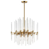 Maxim Lighting Divine 8-Light Heritage Gray Chandelier, 23.5 in. W x 21.75 in. H