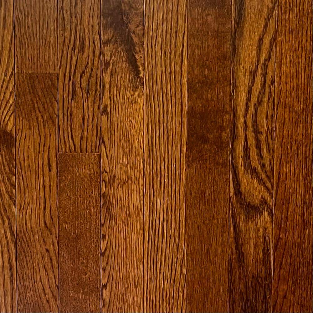 Dekorman Heritage Oak 3/8 in. T x 3 in. W Tongue and Groove Smooth Engineered Hardwood Flooring (35.34 sq.ft./case)