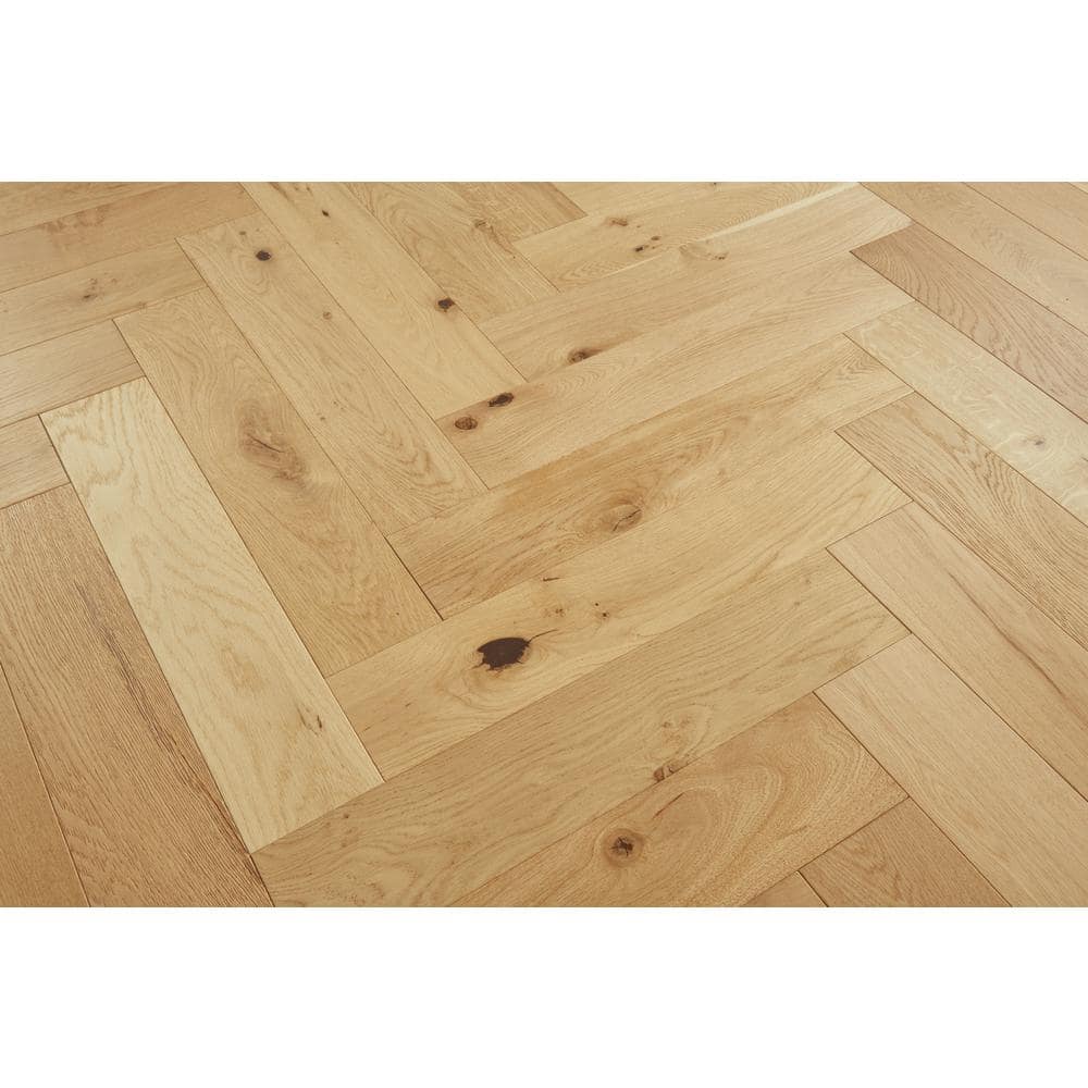 Bruce Time Honored Herringbone Aged Natural Oak 0.57 in.T x 4.72 in.W Click-Lock Engineered Hardwood Flooring(15.5sq.ft./Case)