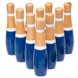 Hey! Play! 8 in. Wooden Lawn Bowling Set