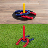 Hey! Play! Rubber Horseshoes Game Set