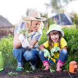 Hey! Play! Kids Pink Gardening Tool Set with Canvas Bag