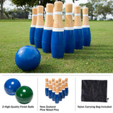 Hey! Play! Outdoor Games of Large Dice and Lawn Bowling Game (Set of 2) (6-Pack)