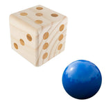 Hey! Play! Outdoor Games of Large Dice and Lawn Bowling Game (Set of 2) (6-Pack)