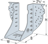 Simpson Galvanized Heavy Girder Hangers 4" x 12"