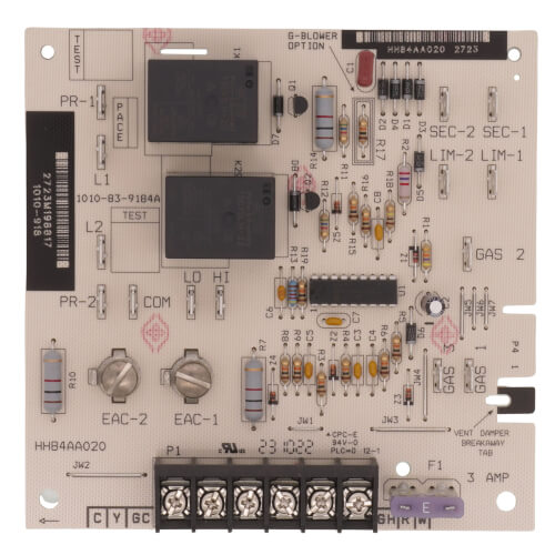 Carrier HH84AA020 control board - front view (Product Type: Control Board)