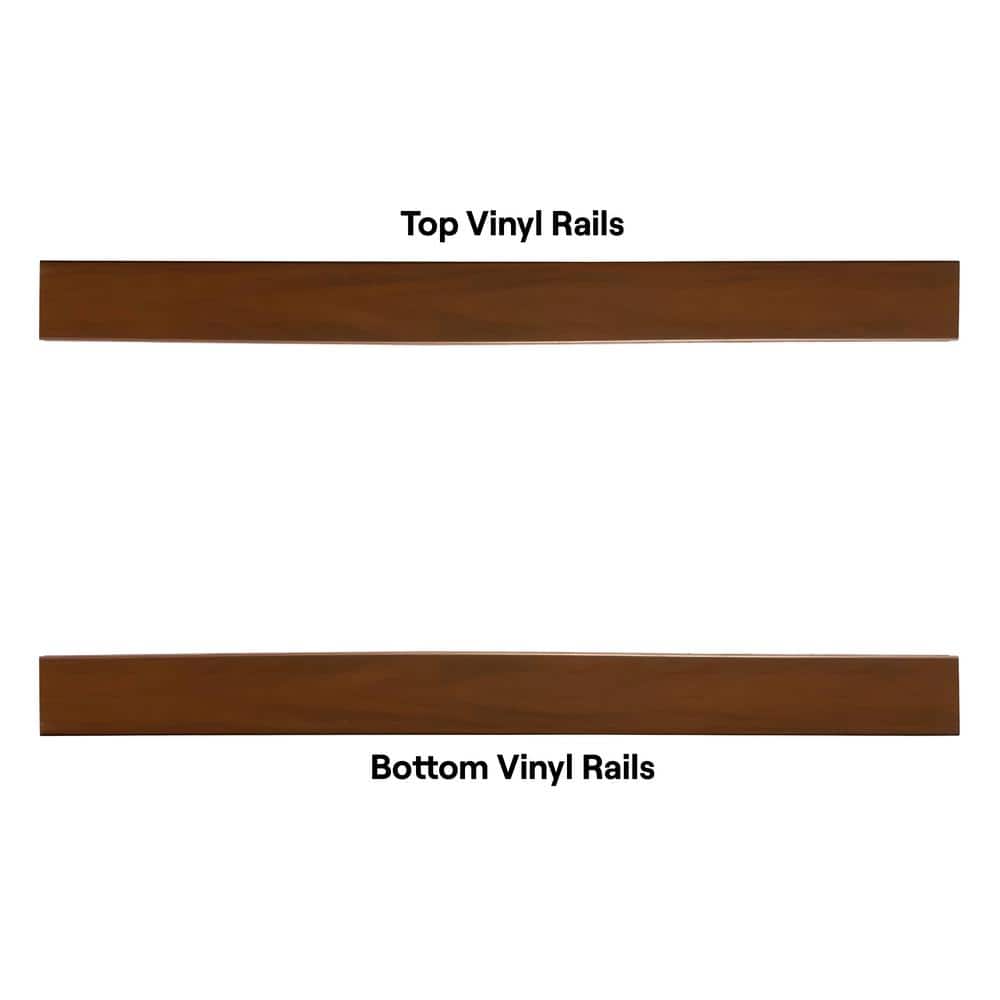 CREATIVE SURFACES 6 ft. x 6 ft. Woodgrain Hickory Vinyl Privacy Fence Panel