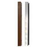 CREATIVE SURFACES Woodgrain Vinyl Hickory Fence Post with Aluminum Insert, 5x5x8 ft.