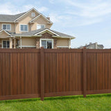 Creative Surfaces 5x5x8 ft Woodgrain Vinyl Hickory Fence Post