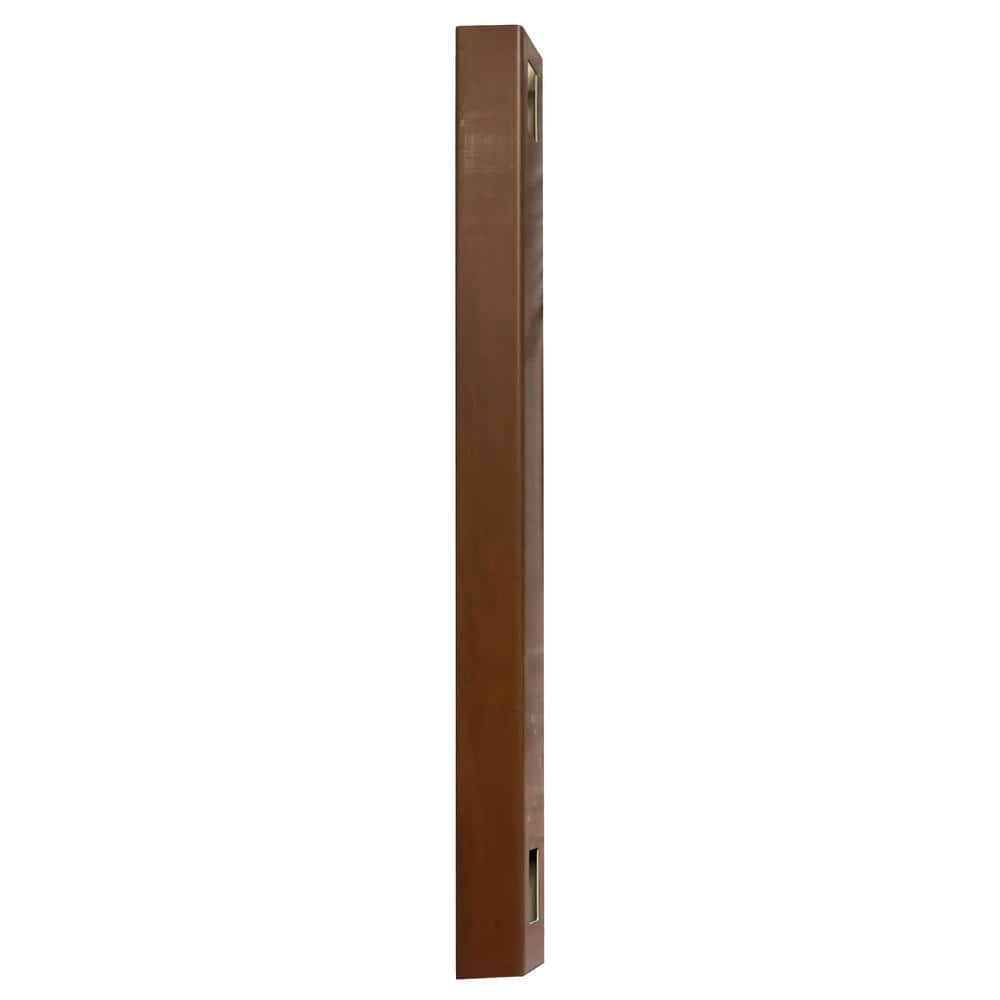 Creative Surfaces 5x5x8 ft Woodgrain Vinyl Hickory Fence Post