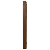 Creative Surfaces 5x5x8 ft Woodgrain Vinyl Hickory Fence Post