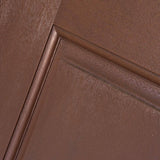 Steves & Sons Regency 64 in. x 80 in. 3/4-6 Lite Clear Glass Left-Hand Hickory Stain Mahogany-Grain Fiberglass Prehung Front Door with Double 12 in. Sidelites