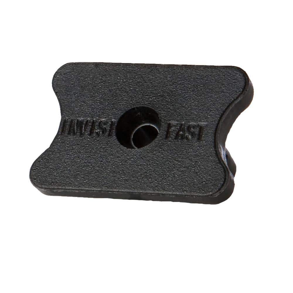 Black TXB Biscuit Style Hidden Deck Fastener with Pre-Set Trim Head Screws (500-Piece)