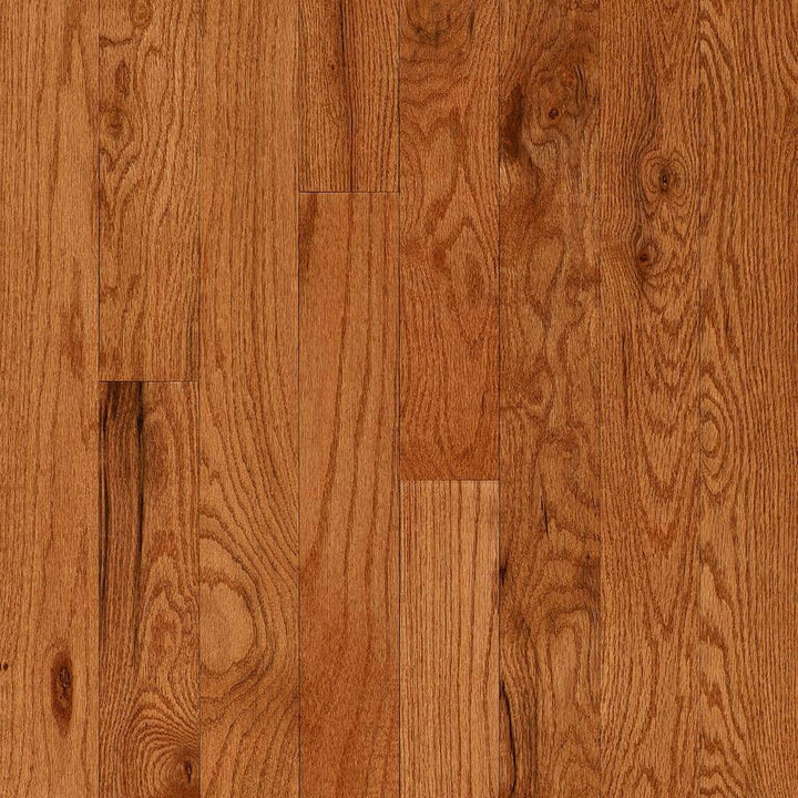 Bruce Plano Gunstock Oak 3/4 in. T x 3-1/4 in. W Smooth Solid Hardwood Flooring (22 sq.ft./ctn)