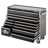 Extreme Tools THD Series 55 in. 12-Drawer Roller Cabinet Tool Chest in Black