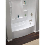 Delta Classic 500 Curve 60 in. x 32 in. Soaking Bathtub with Right Drain in High Gloss White
