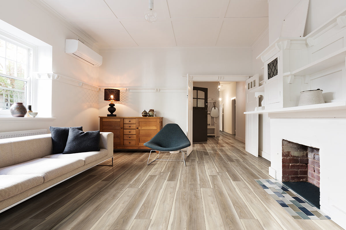 MS International Everlife Andover Highcliffe Greige 7.13" x 48.03" Floating Luxury Vinyl Plank Flooring (23.78 sq.ft/case)