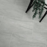 MSI Hillside Gray 12 in. x 24 in. Matte Porcelain Stone Look Floor and Wall Tile (16 sq. ft./Case)
