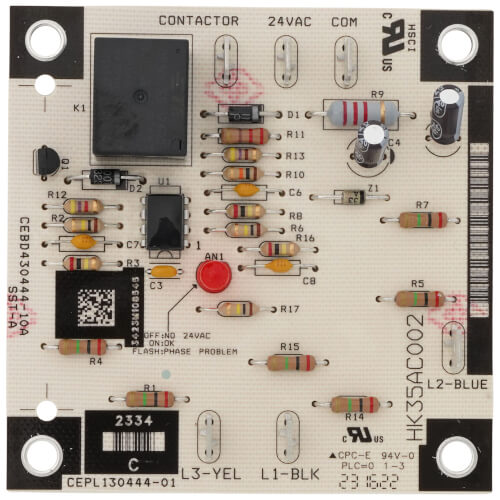 Carrier HK35AC002 relay - front view (Product Type: Relay)