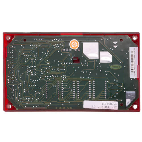 Carrier HK50AA063 control board - label view (Product Type: Control Board)