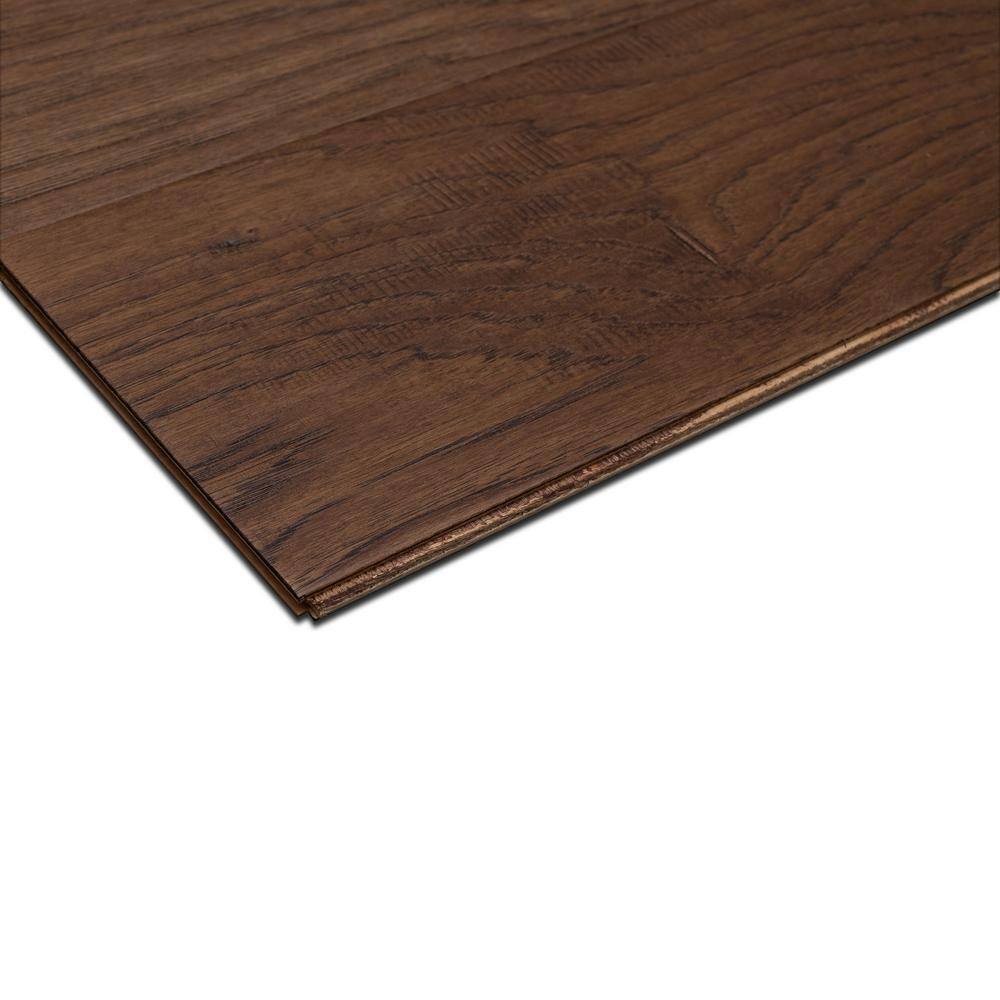 ASPEN FLOORING Holland Hickory 3/8 in. T x 6.5 in. W Tongue and Groove Distressed Engineered Hardwood Flooring (1177.2 sqft/pallet)