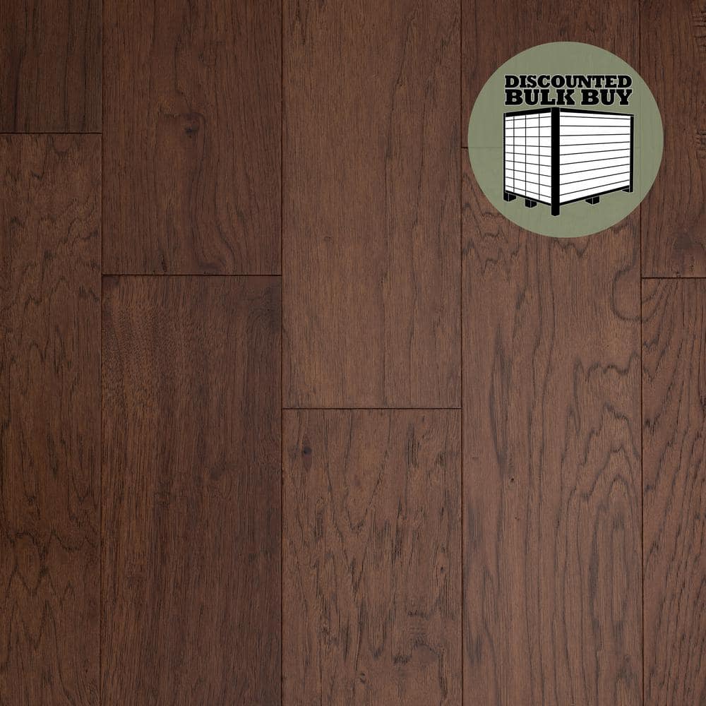 ASPEN FLOORING Holland Hickory 3/8 in. T x 6.5 in. W Tongue and Groove Distressed Engineered Hardwood Flooring (1177.2 sqft/pallet)