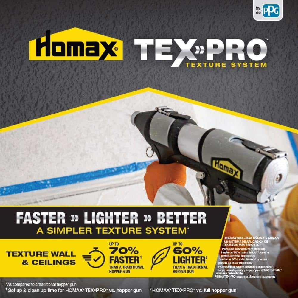Homax TexPro Texture System Sprayer with Durable Carry Case