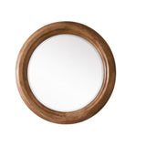 James Martin Vanities Malibu 40" Circular Wall Mirror in Honey Alder