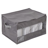 Honey-Can-Do Gray Polyester Stemware Storage Box