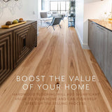 ASPEN FLOORING Honey Comb Hickory 9/16 in T x 8.66 in. W Tongue and Groove Wire Brushed Engineered Hardwood Flooring (31.25 sqft/case)