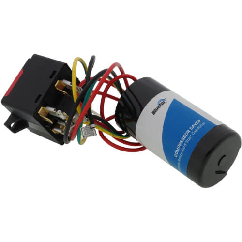 Bluefin HSKT2 capacitor - side view (Product Type: Starter; Application: Air Conditioners)