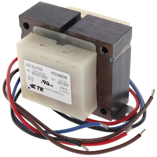 Carrier HT01AW230 transformer - front view (Voltage: 230V, 200v, 24V; Product Type: Transformer)