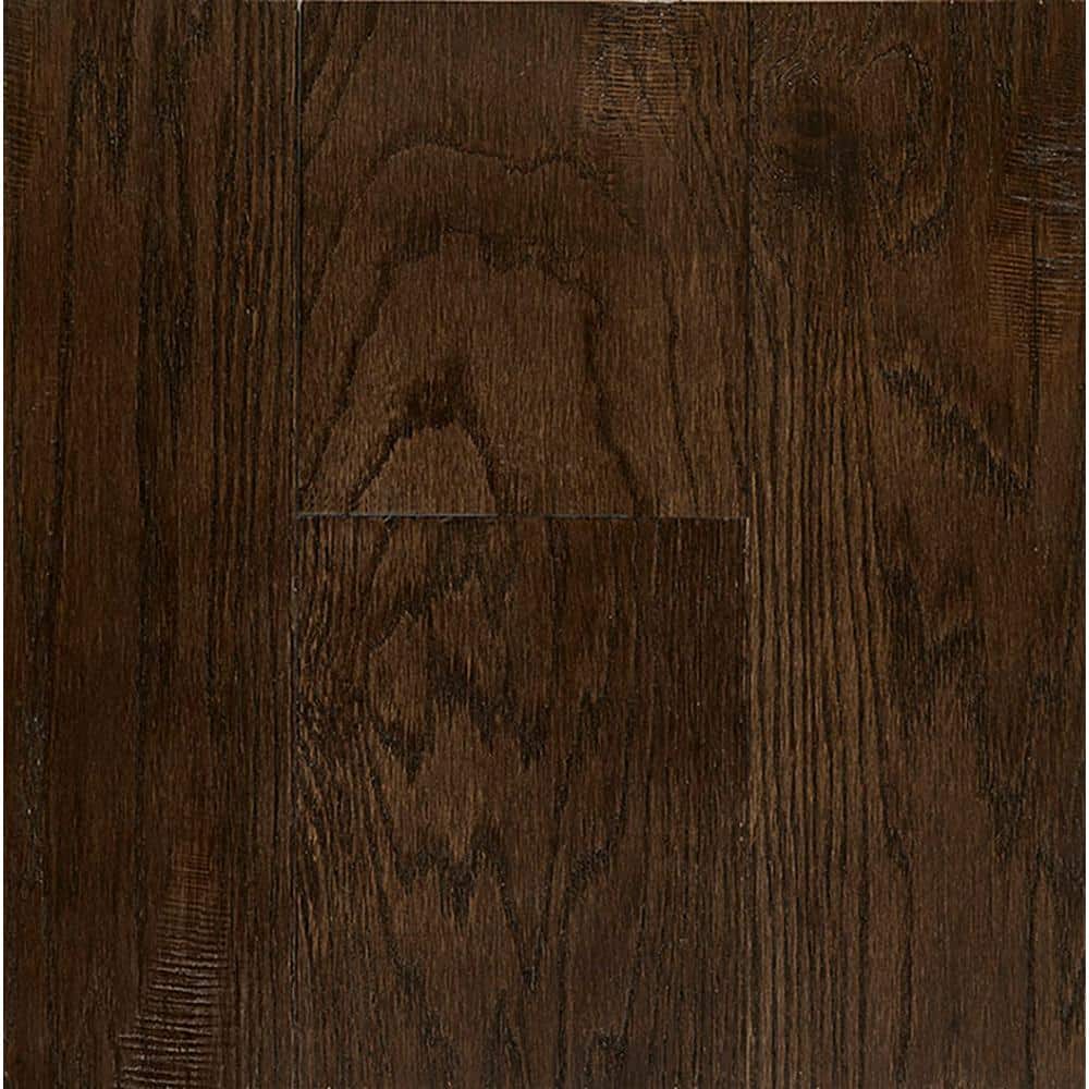 OptiWood Hudson Bay Oak 1/3 in. T x 7.5 in. W Click Lock Wire Brushed Engineered Hardwood Flooring (17.5 sq.ft./case)