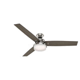 Hunter Sentinel 60-in Fresh White LED Indoor Ceiling Fan with Remote, 3 Blades