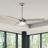 Hunter Sentinel 60-in Fresh White LED Indoor Ceiling Fan with Remote, 3 Blades